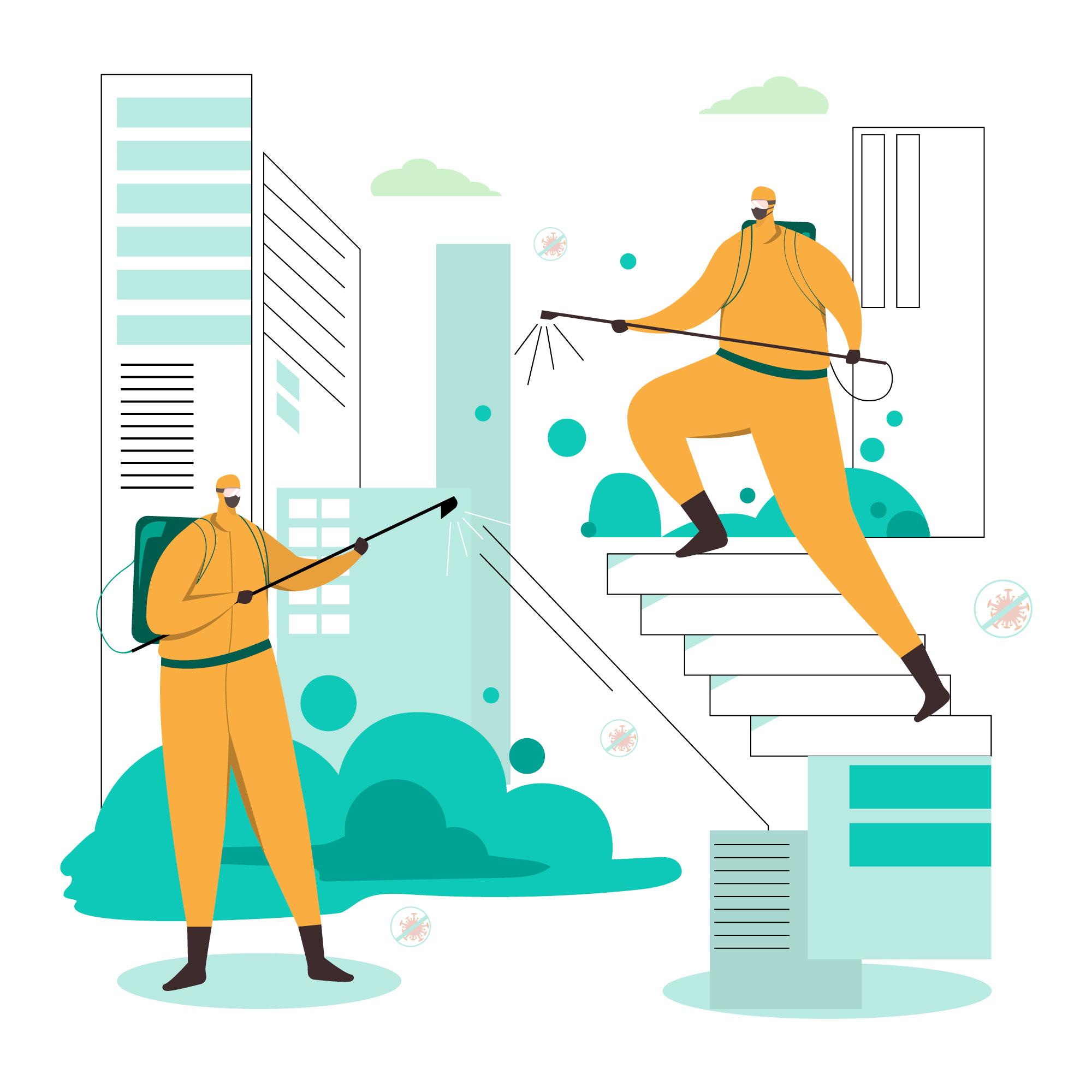 Pressure washing exterior